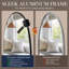 Miroir mural surdimensionné arqué en métal surdimensionné suspendu ou incliné avec support-1200067746-1200067745