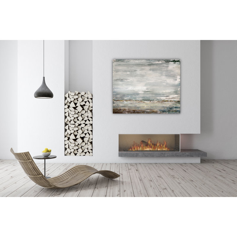 Peaceful Tides By John Beard - Gallery Wrapped Canvas Print, 32" H x 42" W x 3" D, Uniframed
