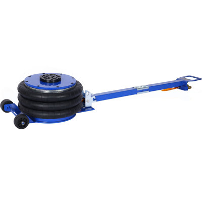 5T Triple Bag Air Jack ,Pneumatic Jack 3 Bag ,Lifting 16In Capacity 5T 11000Lbs,Easy-Collapsing Terrain,Blue Color