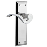 New York Plate Passage (Hall & Closet) with Manor Lever