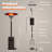 48000 BTU Propane Standing Patio Heater-118090511