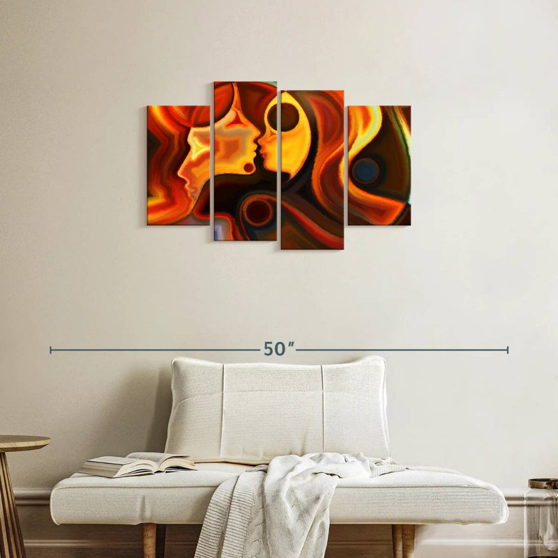 Avery Abstract Love, 22" H x 36" W