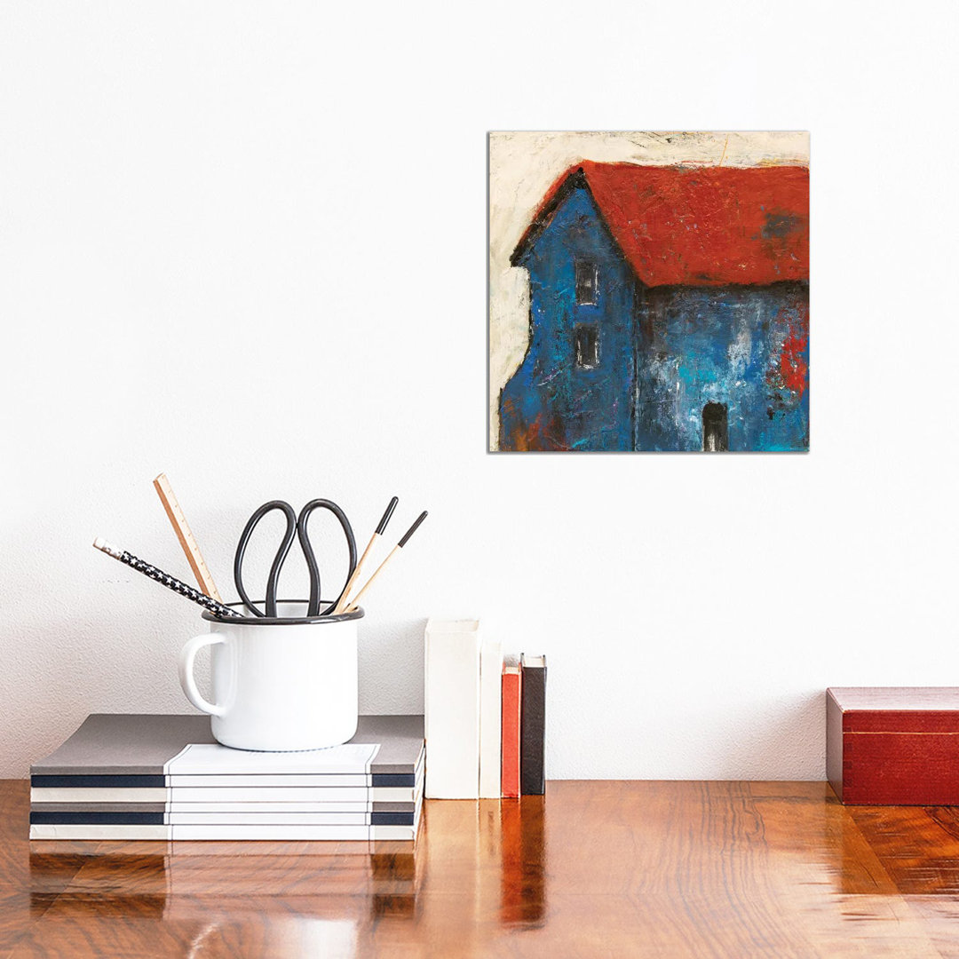 Blue Barn by Erin Ashley - Wrapped Canvas Gallery-Wrapped Canvas Giclée
