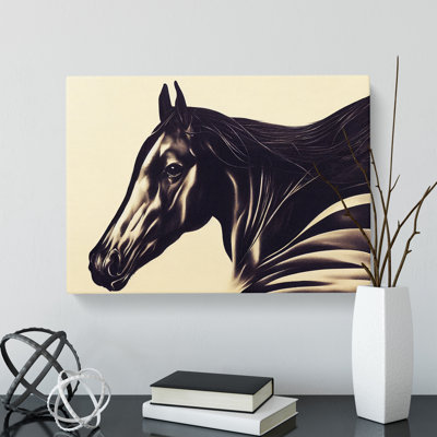 Beauteous Horse - Wrapped Canvas Print