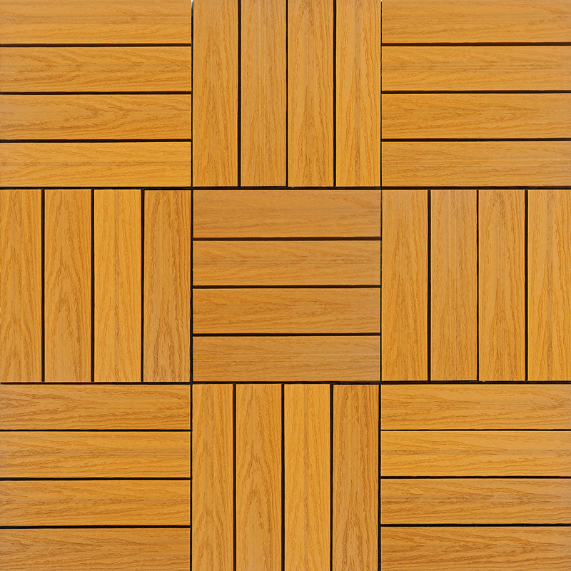 Carreau de terrasse à emboîtement en composite 12 "x 12" UltraShield Naturale, Floridien orange