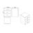 Modern Office Furniture Set (4 Pieces) | Study Desk (55.1 x 28.7 x 23.6 in), Coffee Table (23.6 x 18.1 x 18.1 in), Drawer (17.5 x 24.3 x 18.4 in), Console (55.0 x 24.3 x 18.2 in) | 100% Melamine Coated Particle Board, Stylish & Functional Design-2020432900
