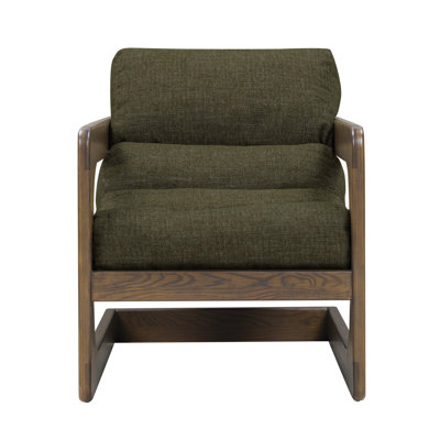 Fauteuil d'appoint vert forêt
