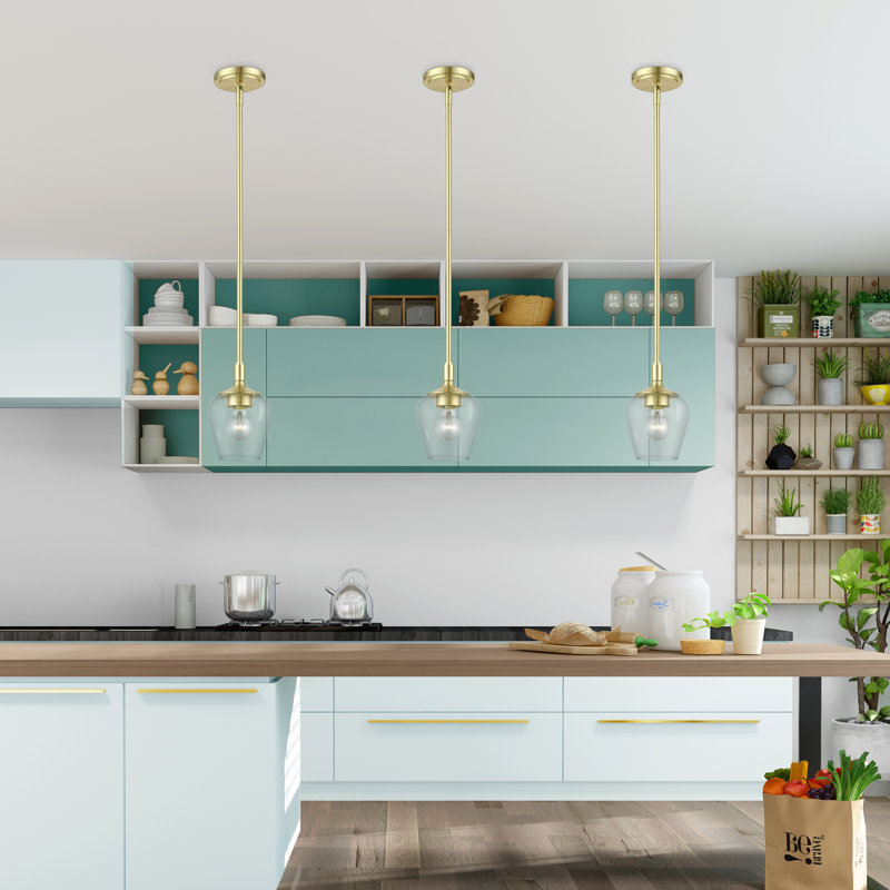 Duboise 1 - Light Single Pendant, Satin Brass