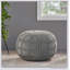 Pouf rond en coton 20 x 20 Yuny