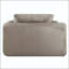 Méridienne convertible avec tissu moelleux, porte-gobelet et aucun assemblage requis-576935553
