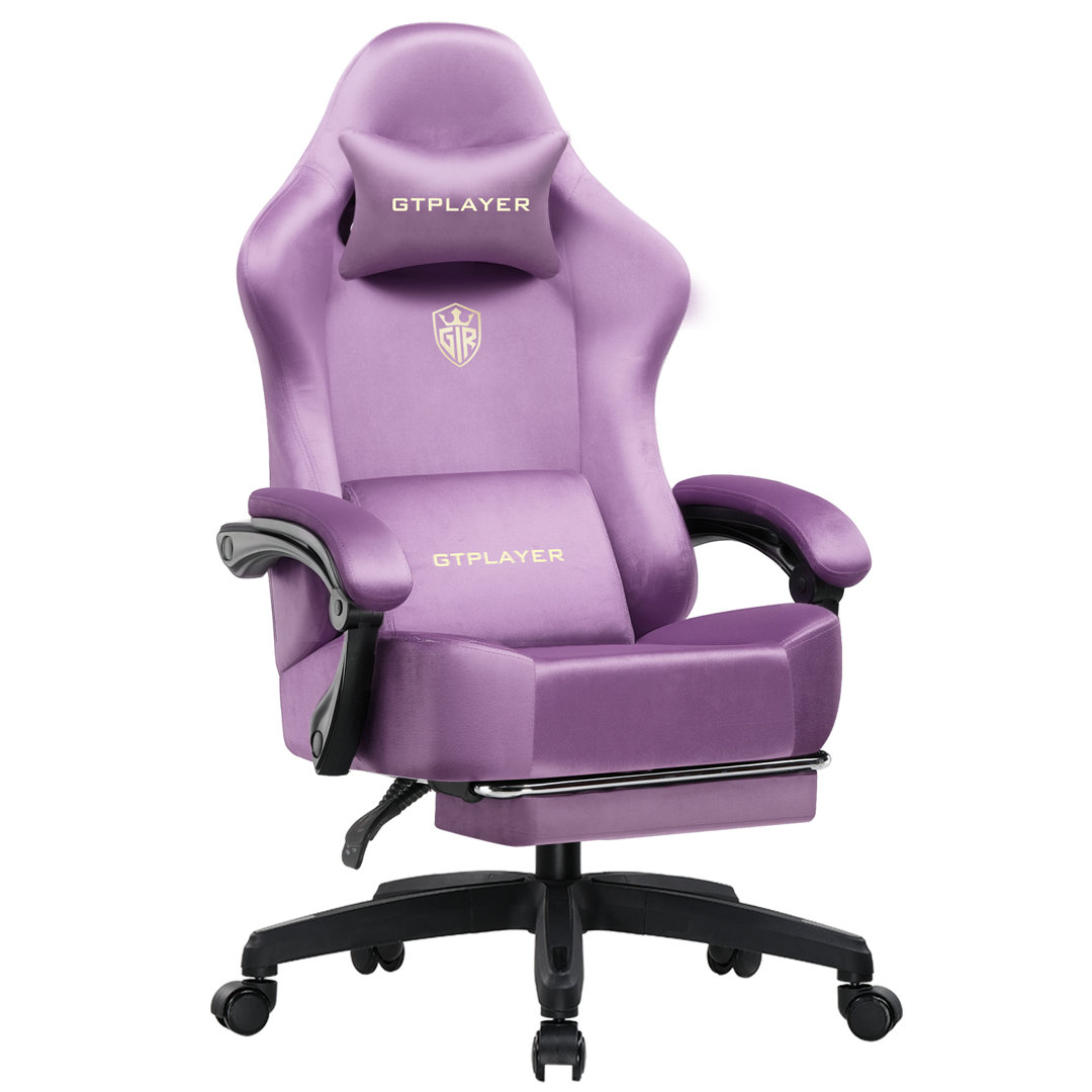 GTPLAYER GAMING CHAIR Adjustable Headrest and Adjustable Padded Armrests PC & Racing Game Chair