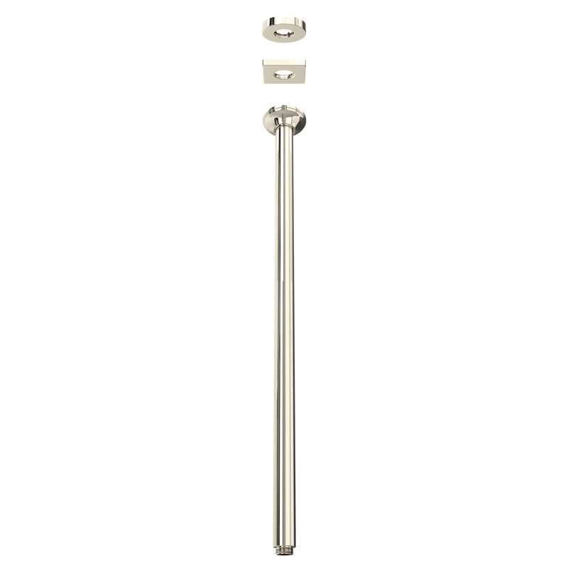 Rohl 24 7/16" Ceiling Shower Arm, Polished Nickel