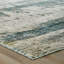 Tapis bleu sarcelle / beige Strato Ocean Tides-2122436317