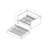 Beautiful 1Pc Modern Daybed  Armrest Pull Out Trundle Bedroom Living Room Furniture Soft White Dove Textured Fabric Finish Furniture-1767378871