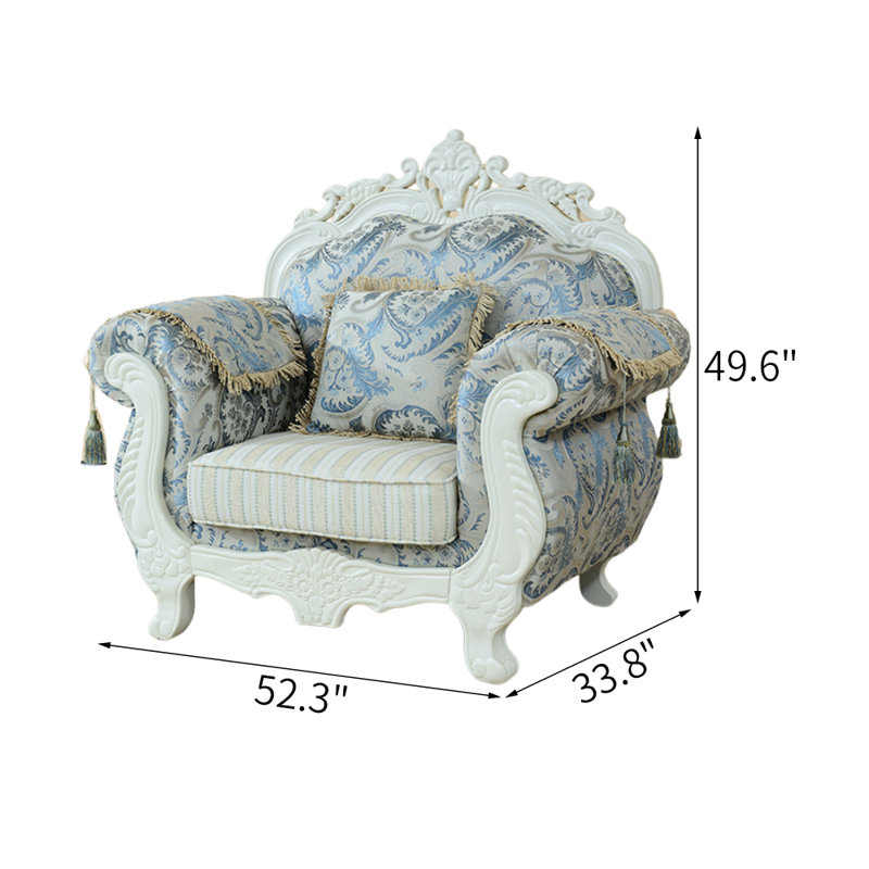 Fauteuil en chenille de 52,3 po Bellarose