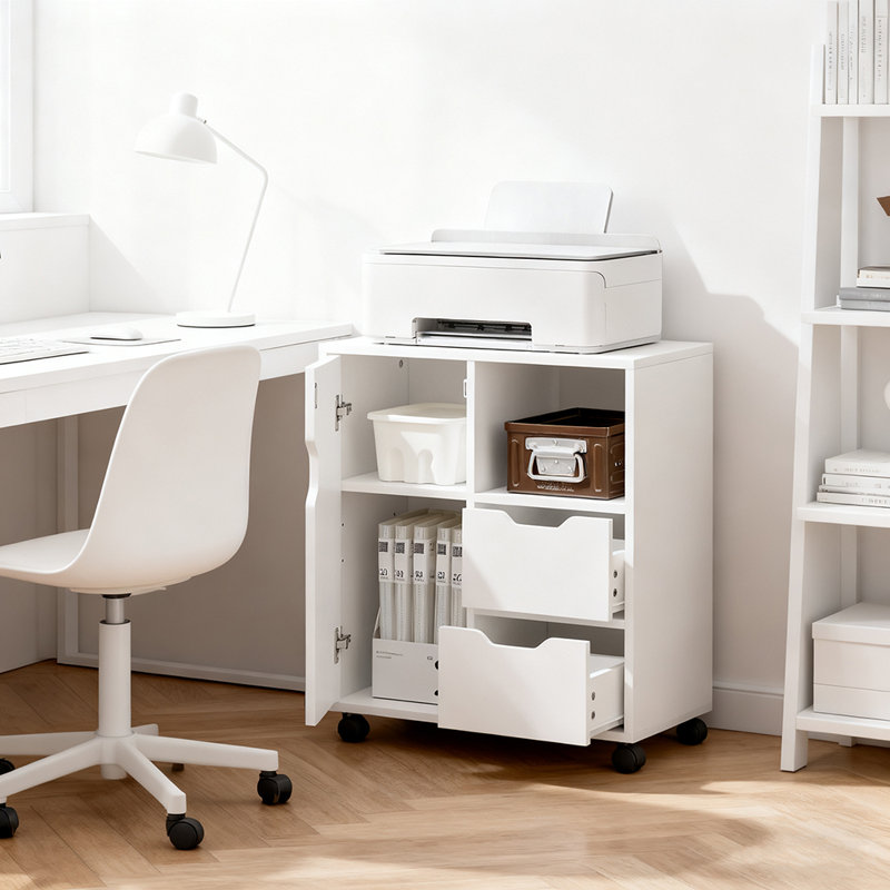 Gut 60cm Wide 2 -Drawer Mobile File Cabinet