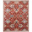 Wool Oriental Area Rug in Rust-1090724772