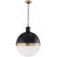 Luminaire suspendu sphère 1 lumière DEL Glaser