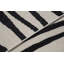 Hand-Knotted High-Quality Black and Beige Area Rug