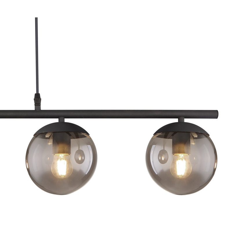 Oriel 4 - Light Black Kitchen Island Pendant