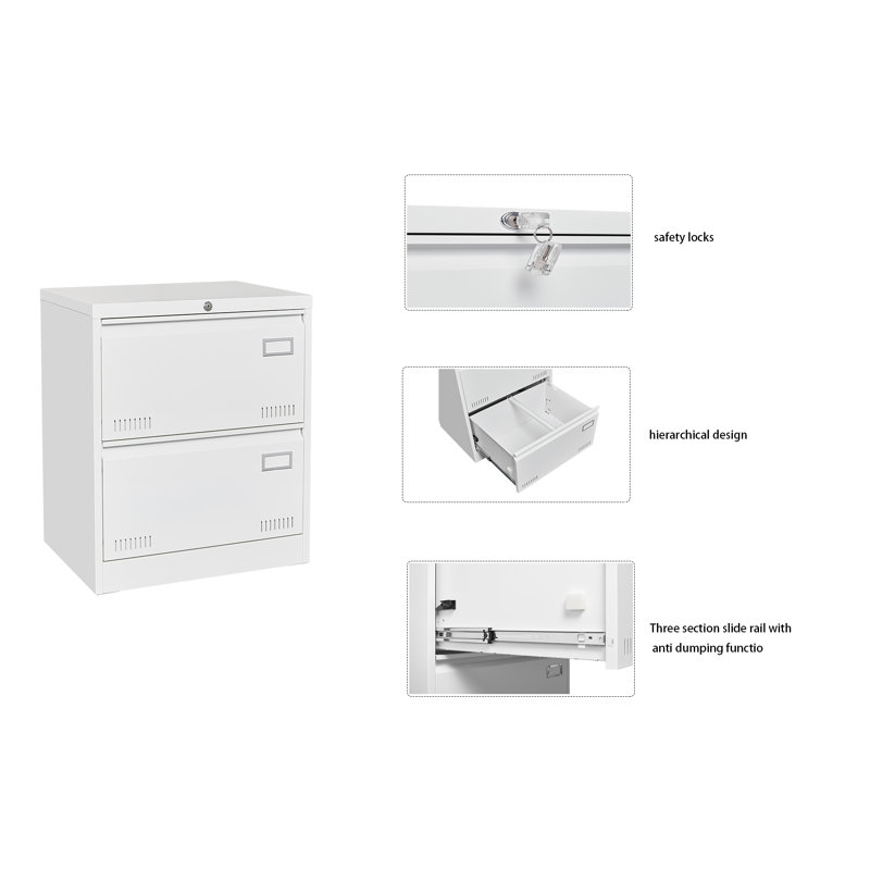 Ennor 23.62'' Wide 2 -Drawer File Cabinet
