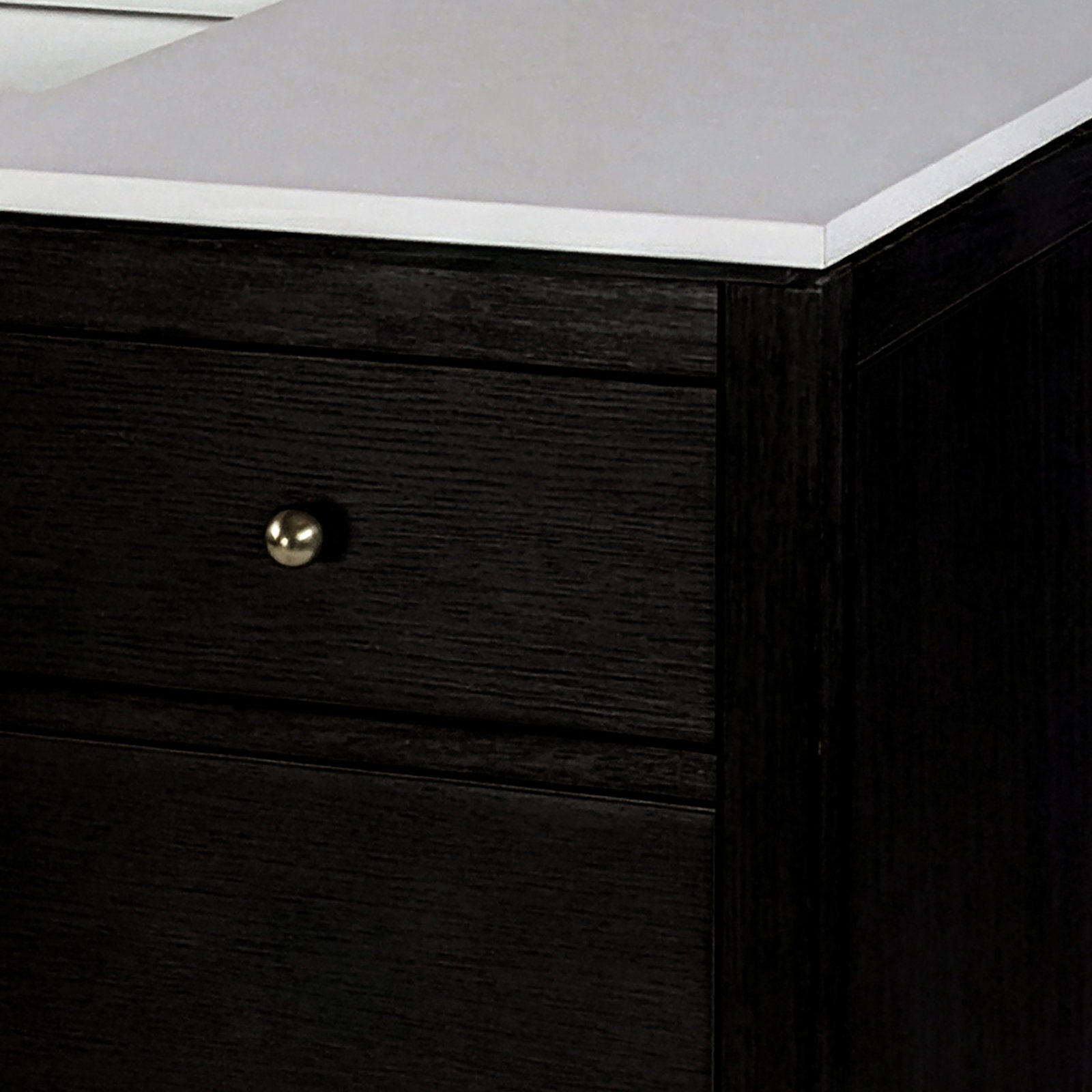 Celine 60" Acacia Double Bathroom Vanity, Coffee