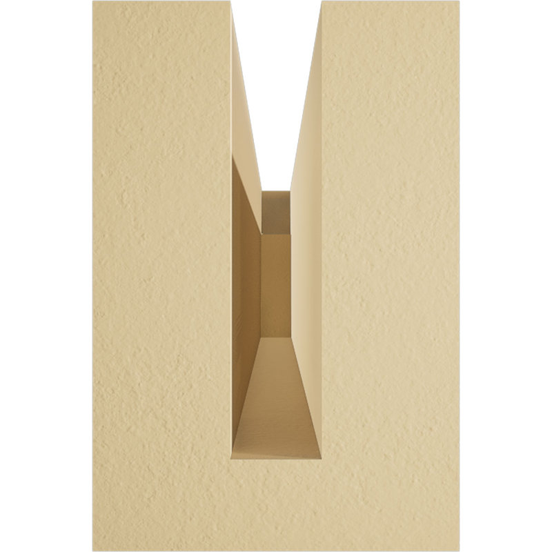 Crestline Signature Urethane Rafter Tail, Primed Tan, 6" H x 42" W x 4" D
