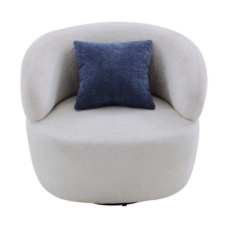 Pivot de 34,7 po de large Deahna, 100% lin beige