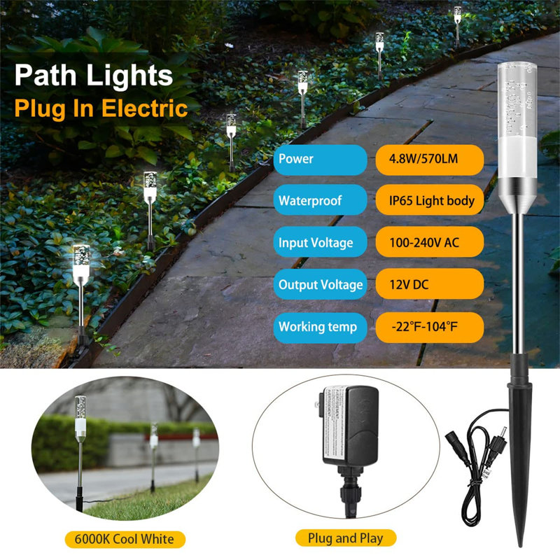 Plug-in Integrated LED Pathway Light
