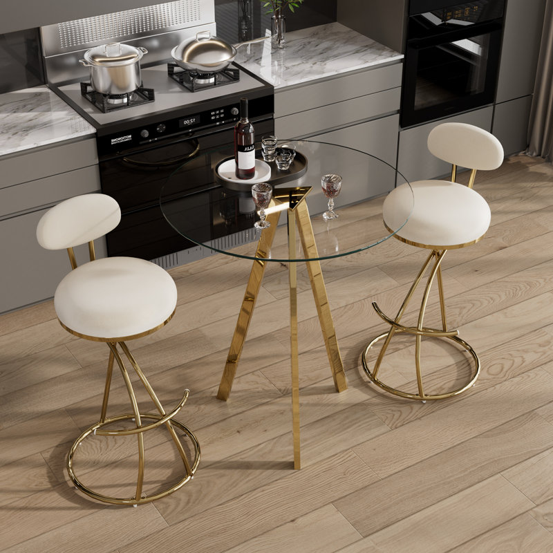 Modern Modern, 3 pièces: table, 2 chaises