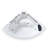 DAISY 53" x 53" White Corner Whirlpool Bathtub with 6 Jets