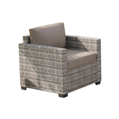 7 Piece Rattan Sectional Seating Group With Cushions, 6327Wh-B11