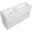 Meuble-lavabo autoportant avec lavabo, meuble de rangement avec tiroirs à fermeture en douceur, meuble-lavabo pour la maison