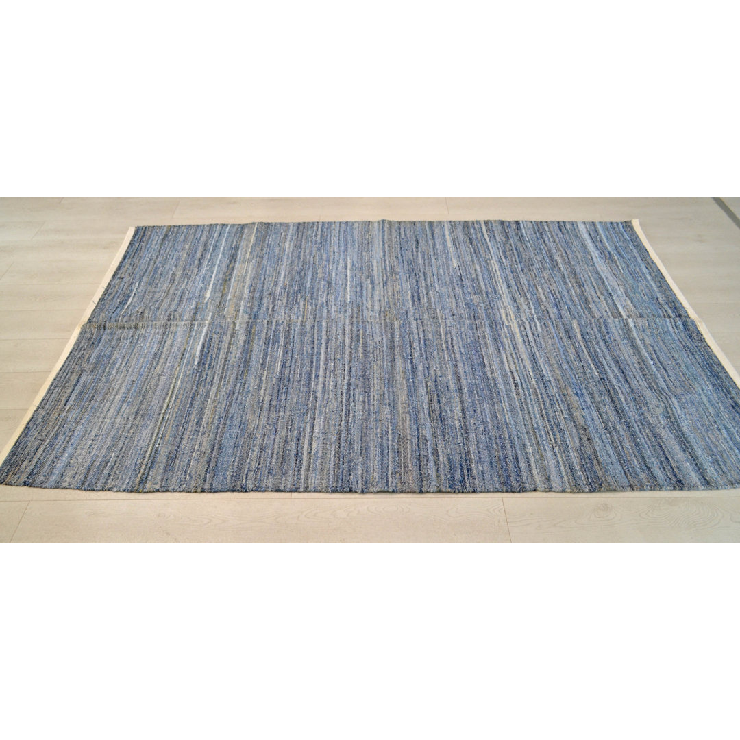 Striped Hand Woven Area Rug