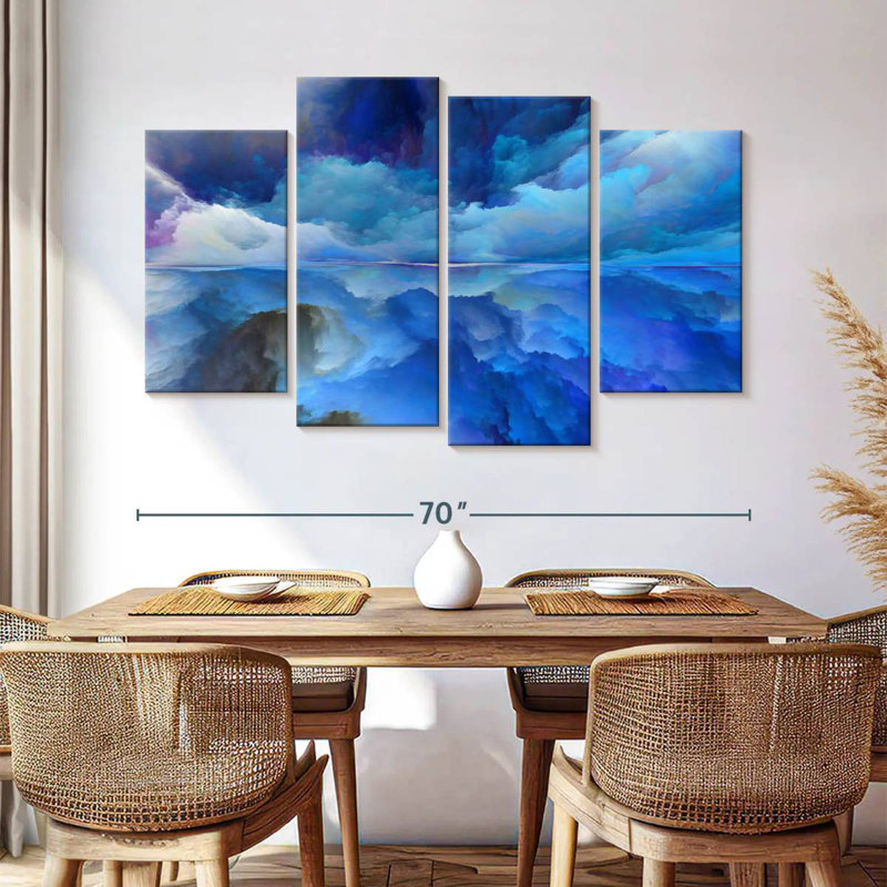 Avery Abstract Sky, 42" H x 68" W