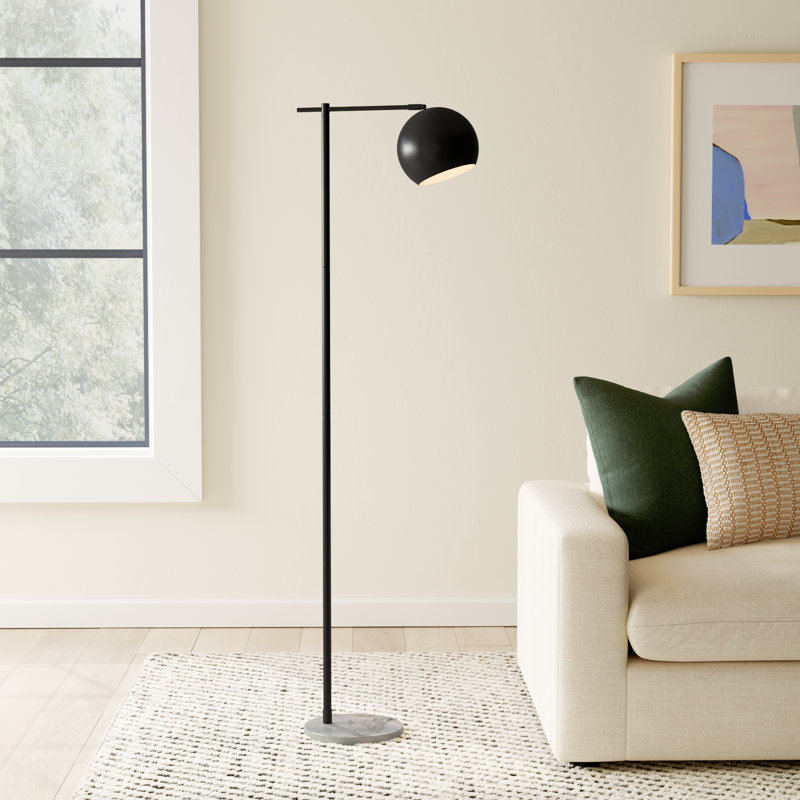 Martinique 63'' Task Floor Lamp, Black