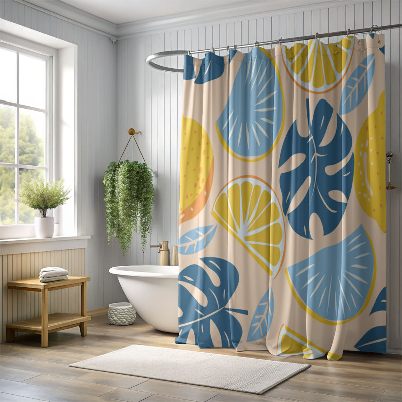 Rideau de douche Summer Joy - Premium, H 74 po x l 71 po