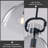 Rooker 1-Light 9.8in Industrial Kitchen Island Pendant Light With Clear Glass Shade-1641435562-1641435557