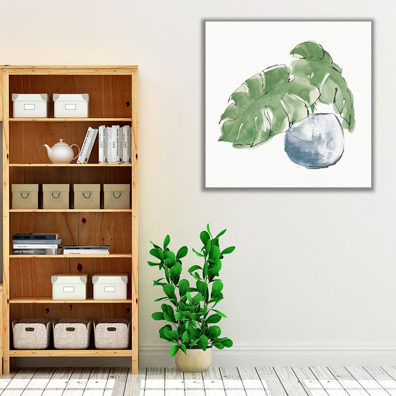 Plant Big Leaf IV - impression sur toile, H 12 po x l 12 po