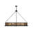 Rustic Lodge 8 - Light Dimmable Drum Chandelier