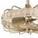 18" Rattan Caged Ceiling Fan with Light Kit and Remote