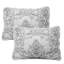 4 Piece Damask Oversized Embroidery Bedspread Set-21301791-21301795