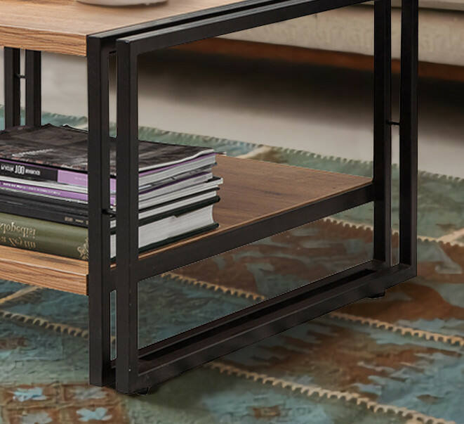 Ailyne Coffee Table, 40" H x 70" L x 70" W