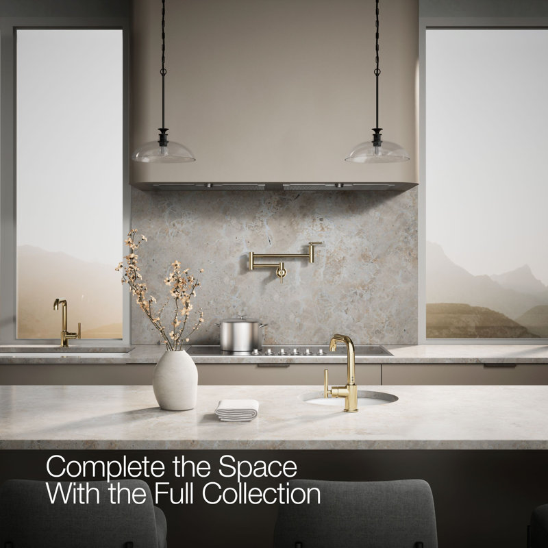 Purist® Bar Faucet with Accessories, French Gold