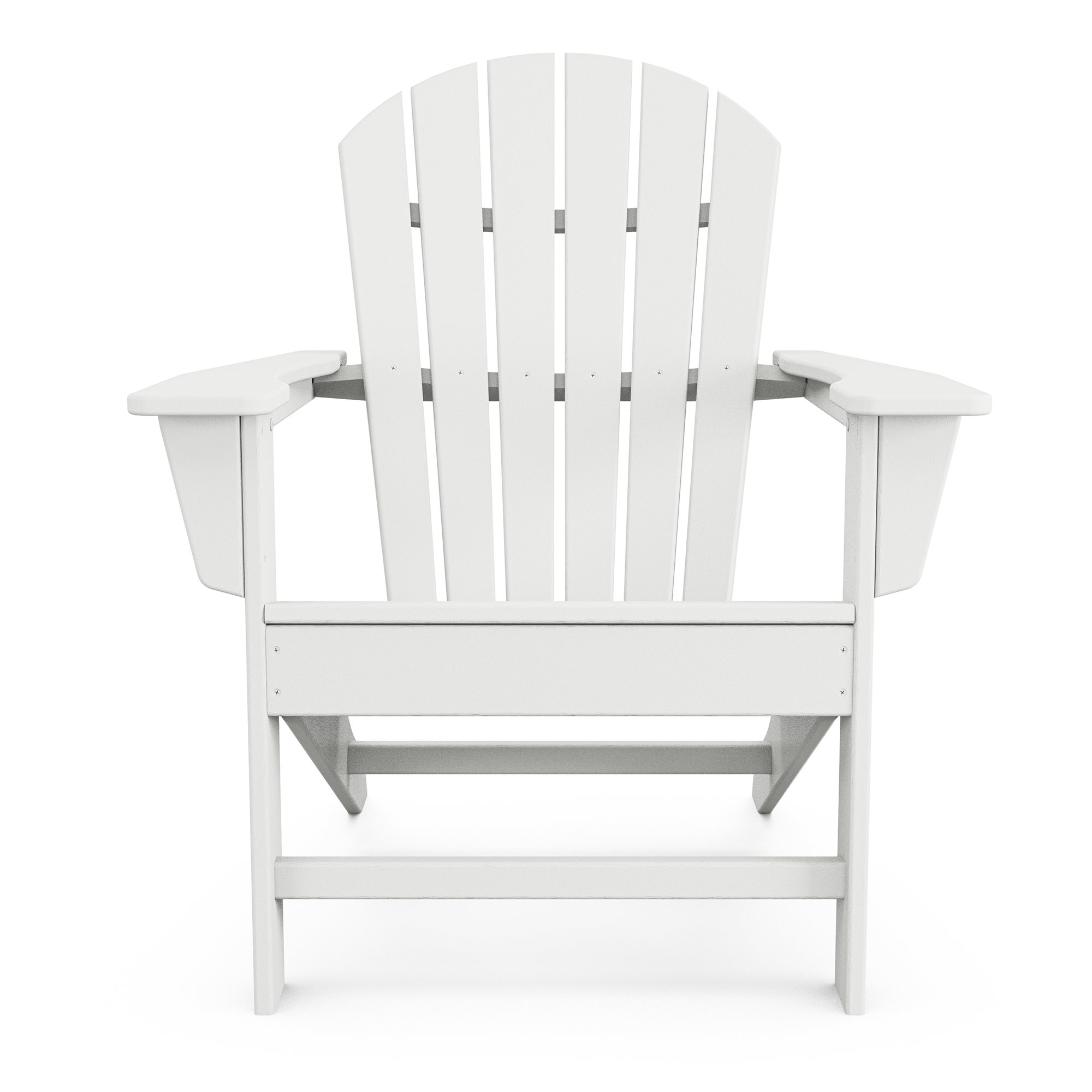 POLYWOOD Adirondack Chair, White