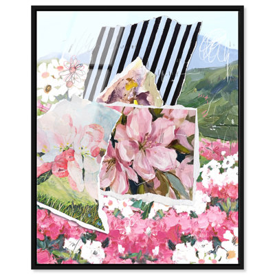 Let it All Bloom High-Gloss Frameless Acrylic Glass Wall Art Floral & Botanical Print by Oliver Gal, Ready to Hang, 16 x 20