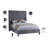 Dymph Upholstered Wingback Bed-63427120-63427122