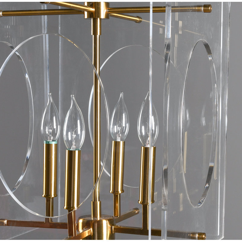 Tessa 4 - Light Metal Chandelier