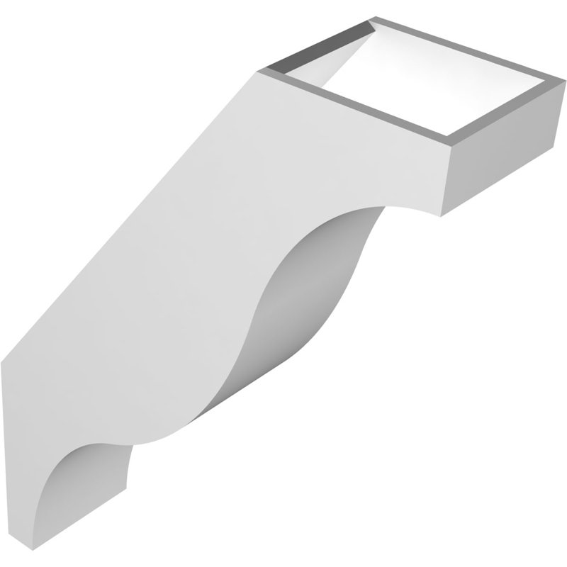 Attelle de genou en PVC de qualité architecturale Funston, H 22 po x l 5 po x P 16 po