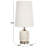 Tigi 22 Inch Marble Table Lamp